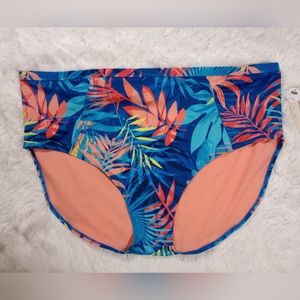 Peyton & Parker Full Coverage Bathing Suit Bikini Bottoms Womens Size 3X